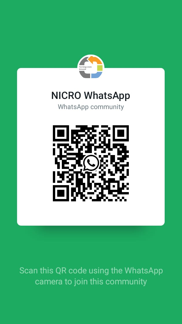 NICRO WhatsApp Community QR Code